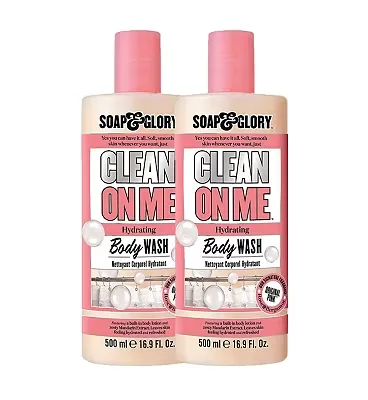 Soap & Glory Clean On Me Body Wash Duo