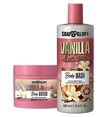 Soap & Glory Vanilla Wash & Butter Duo